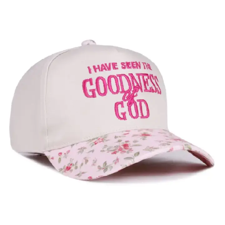 Goodness of God two-toned canvas cotton cap