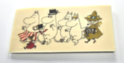 Moomin suklaalevy 90g (Valkosuklaa /Vit choklad)