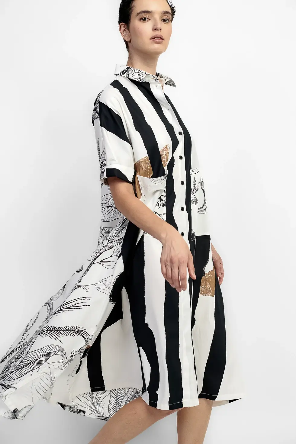 Alembika Urban Brixton Shirt Dress - Zebra