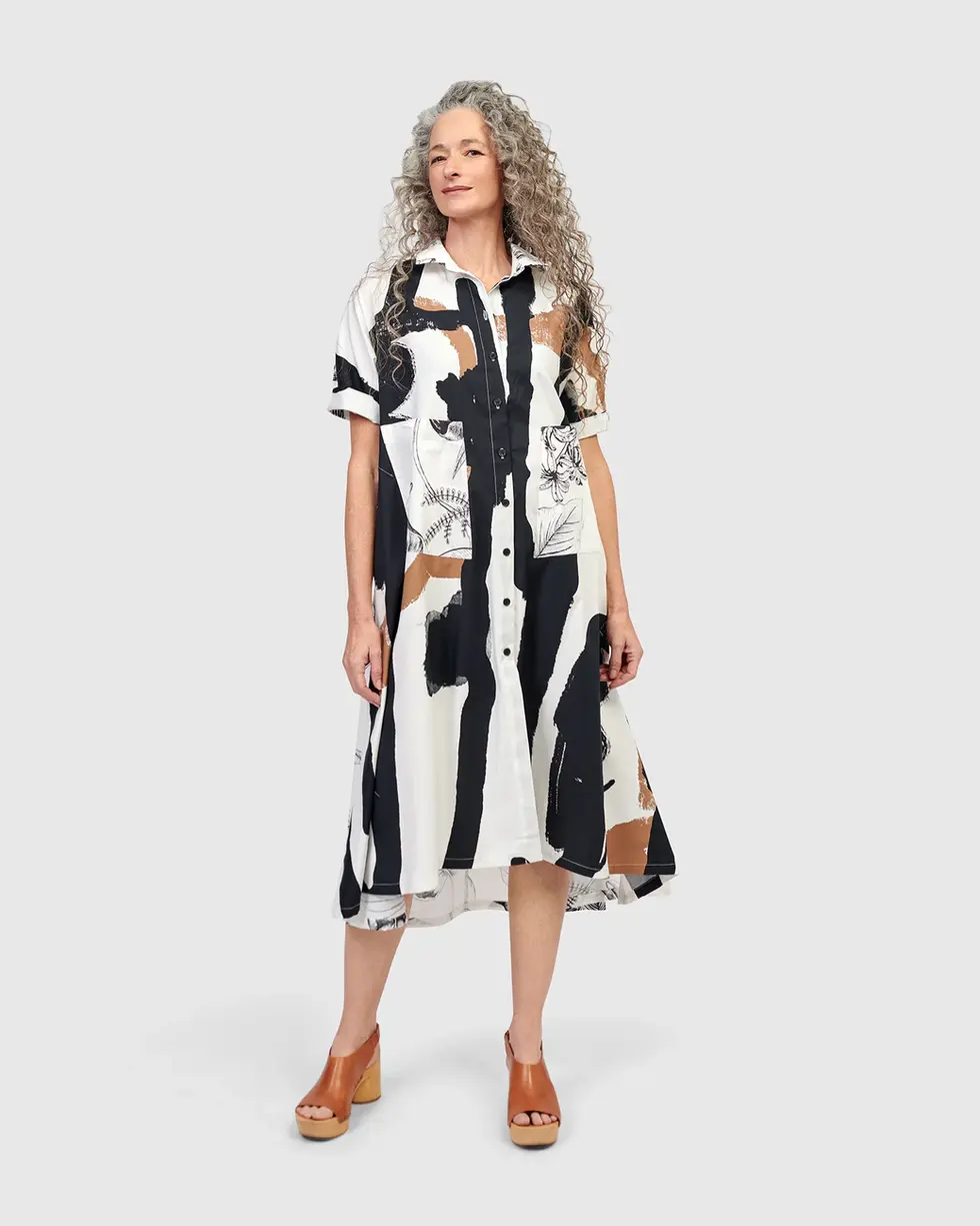 Alembika Urban Brixton Shirt Dress - Zebra