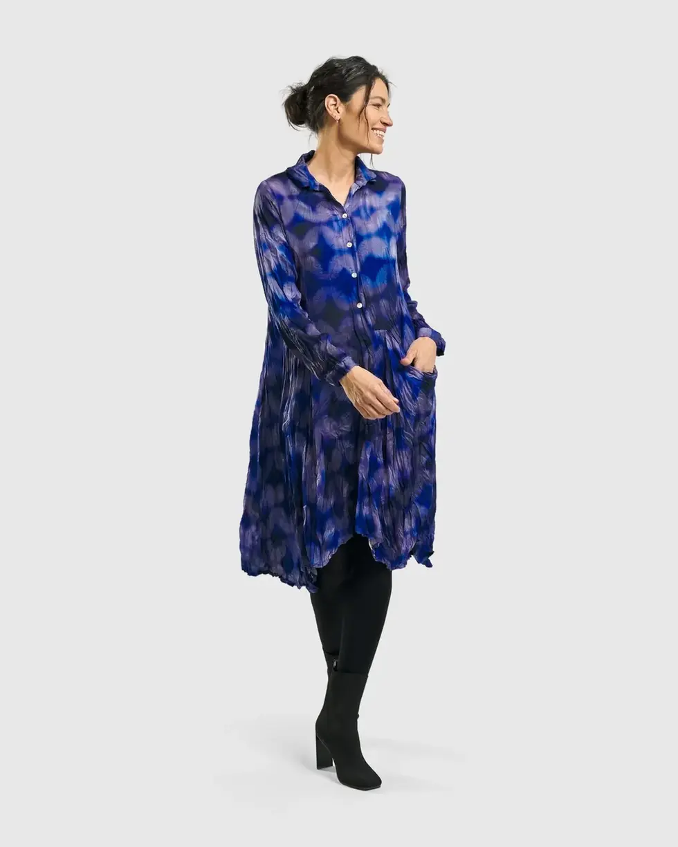 Alembika Fortuna Wonderful Pocket Dress - Royal ED546R