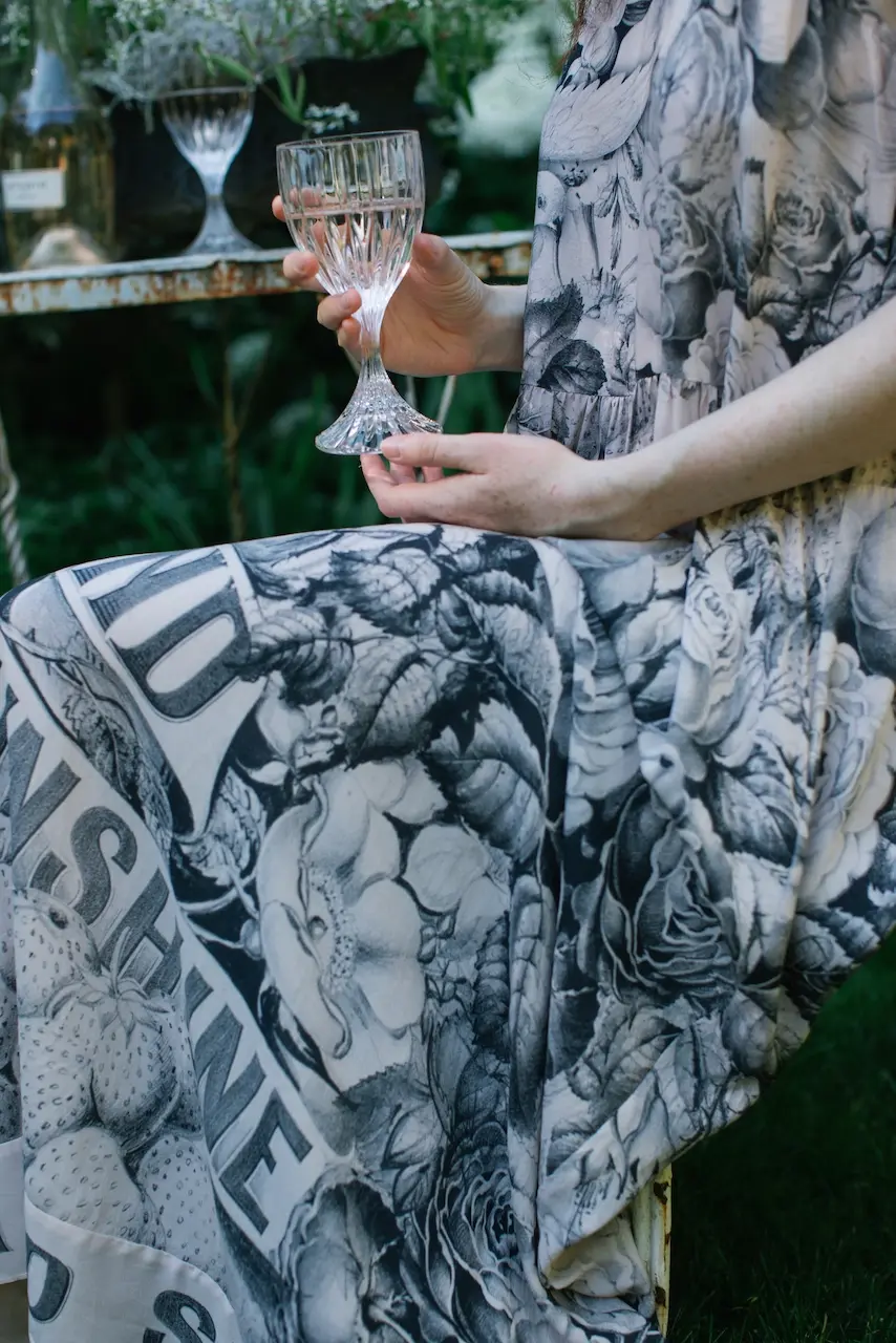 Market of Stars Peace Wine & Sunshine Bohéme Bamboo Slip Dress PWS Dress