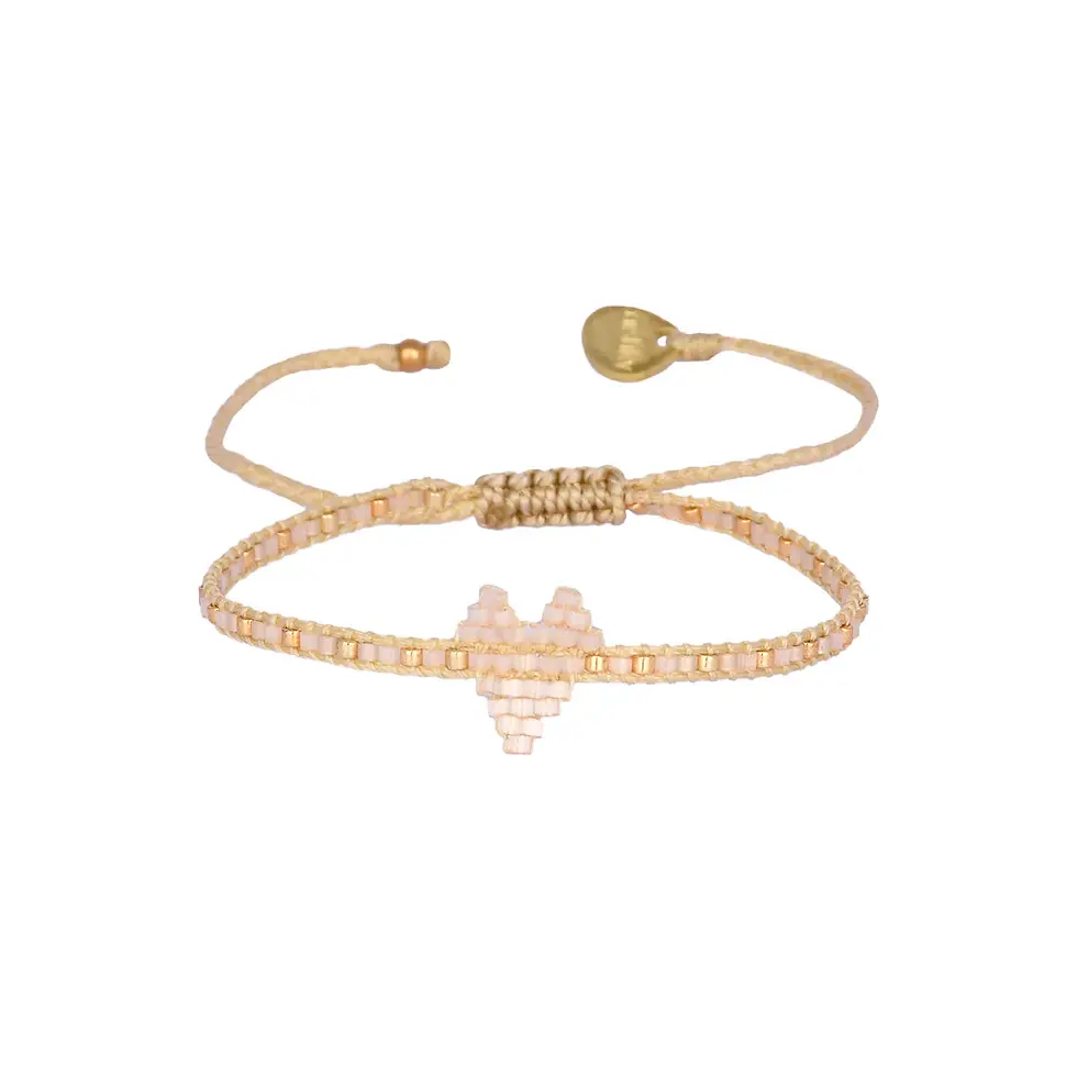 Mishky Heartsy Row Bracelet - Gold 11074102512596