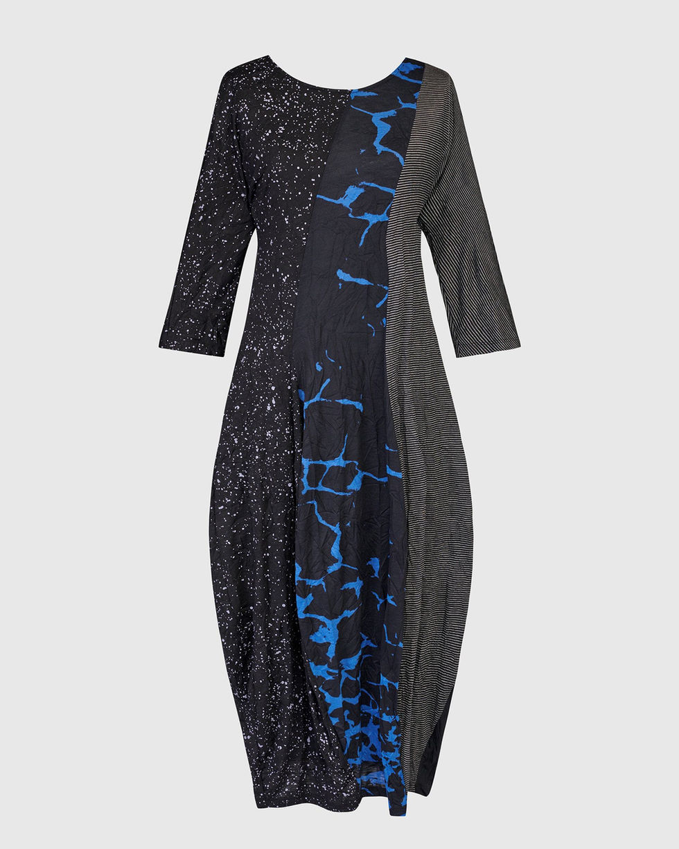 Alembika Midnight Mosaic Dress - Blue SD835B