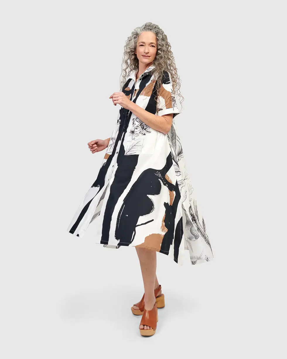 Alembika Urban Brixton Shirt Dress - Zebra