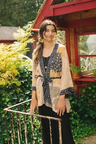 Spring kimono cardigan hot sale