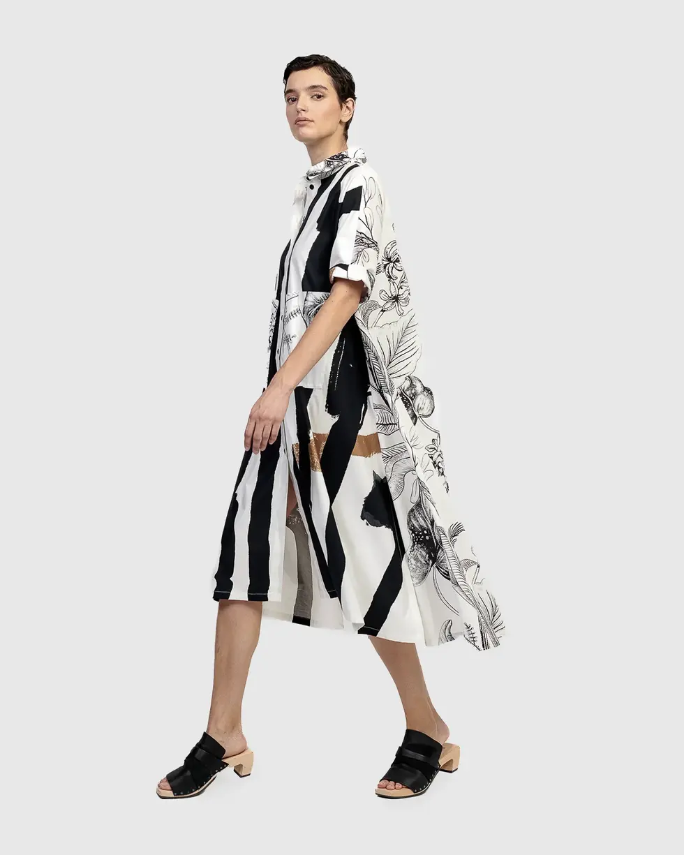 Alembika Urban Brixton Shirt Dress - Zebra