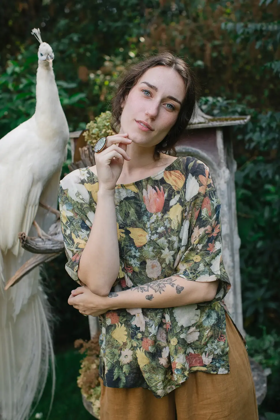 Market of Stars I Dream in Flowers Tee Luxe Bamboo Tunic Shirt