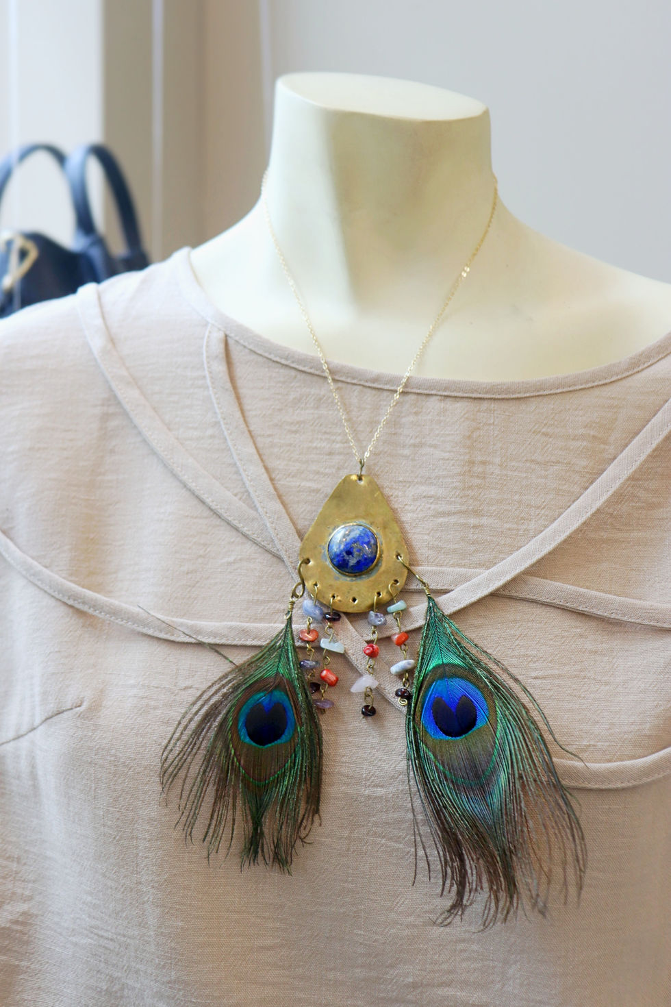 LunArte Sana Peacock Necklace love launch