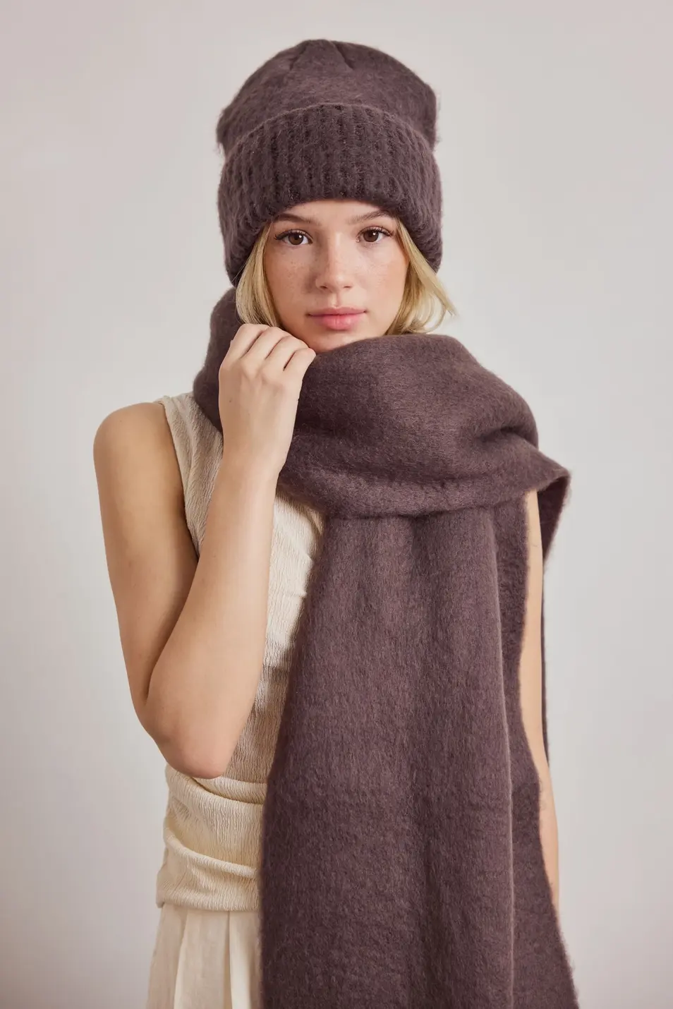 Arctic Fox & Co. The Reykjavik Beanie Hat - Ground Coffee RJKBEACOF007