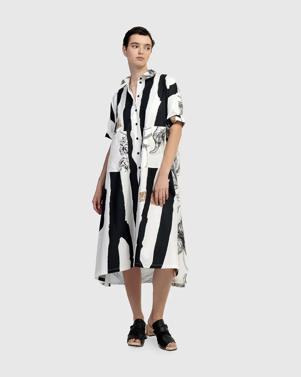 Alembika Urban Brixton Shirt Dress - Zebra