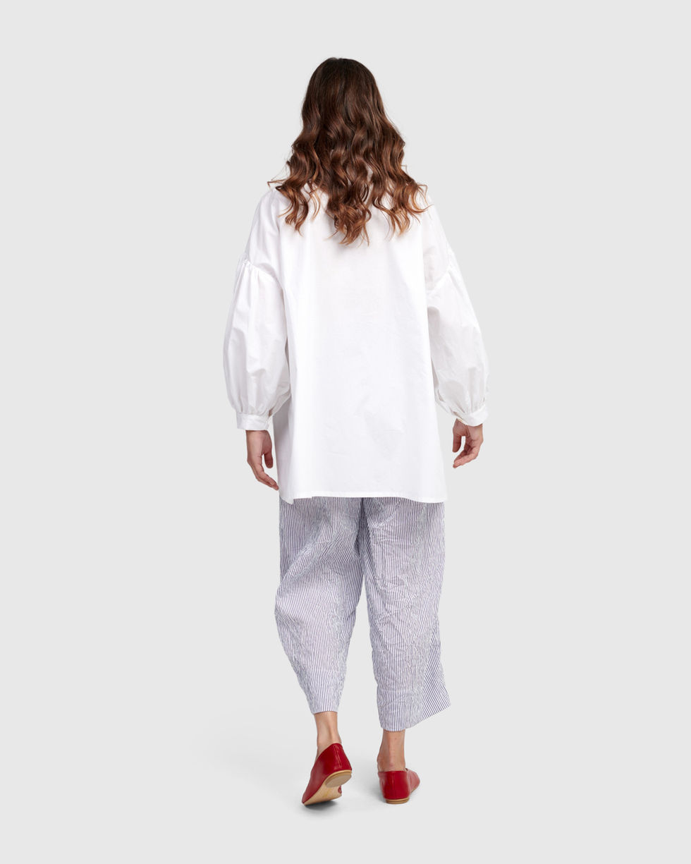 Alembika Cloudscape Pocket Blouse - White ST716W