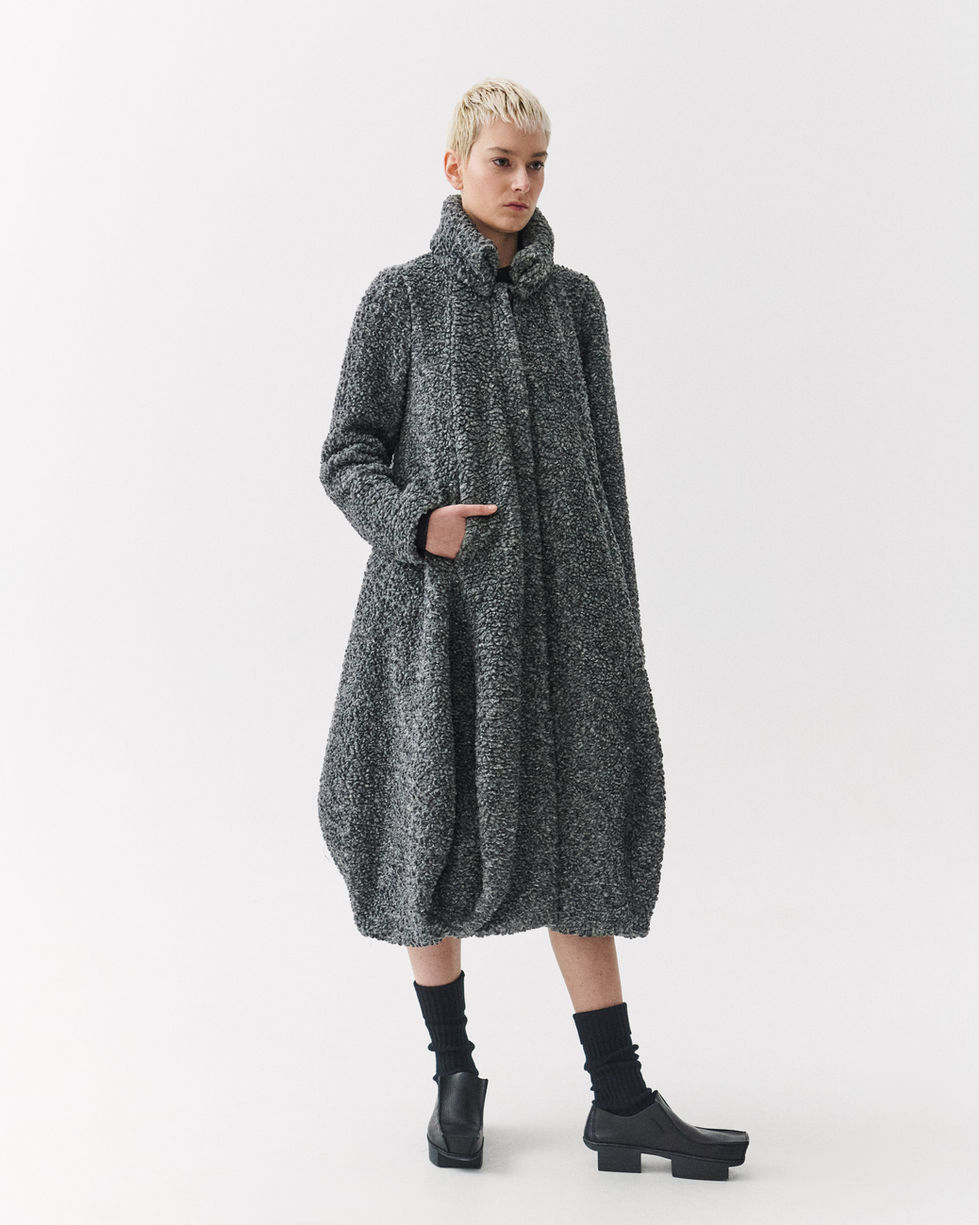Kędziorek Cocoon Coat - Ash 5362