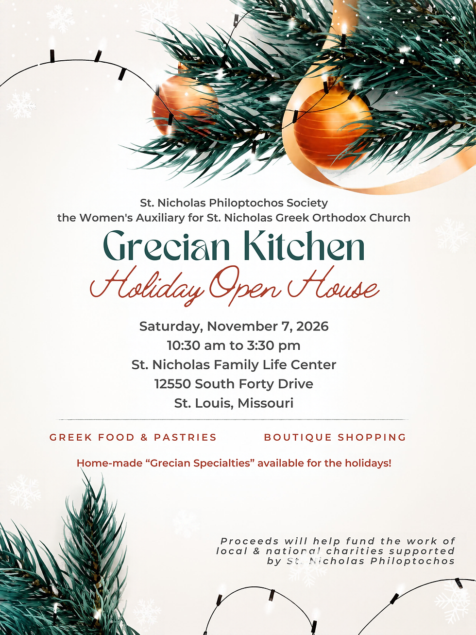 St. Nicholas Grecian Kitchen - Pop-up