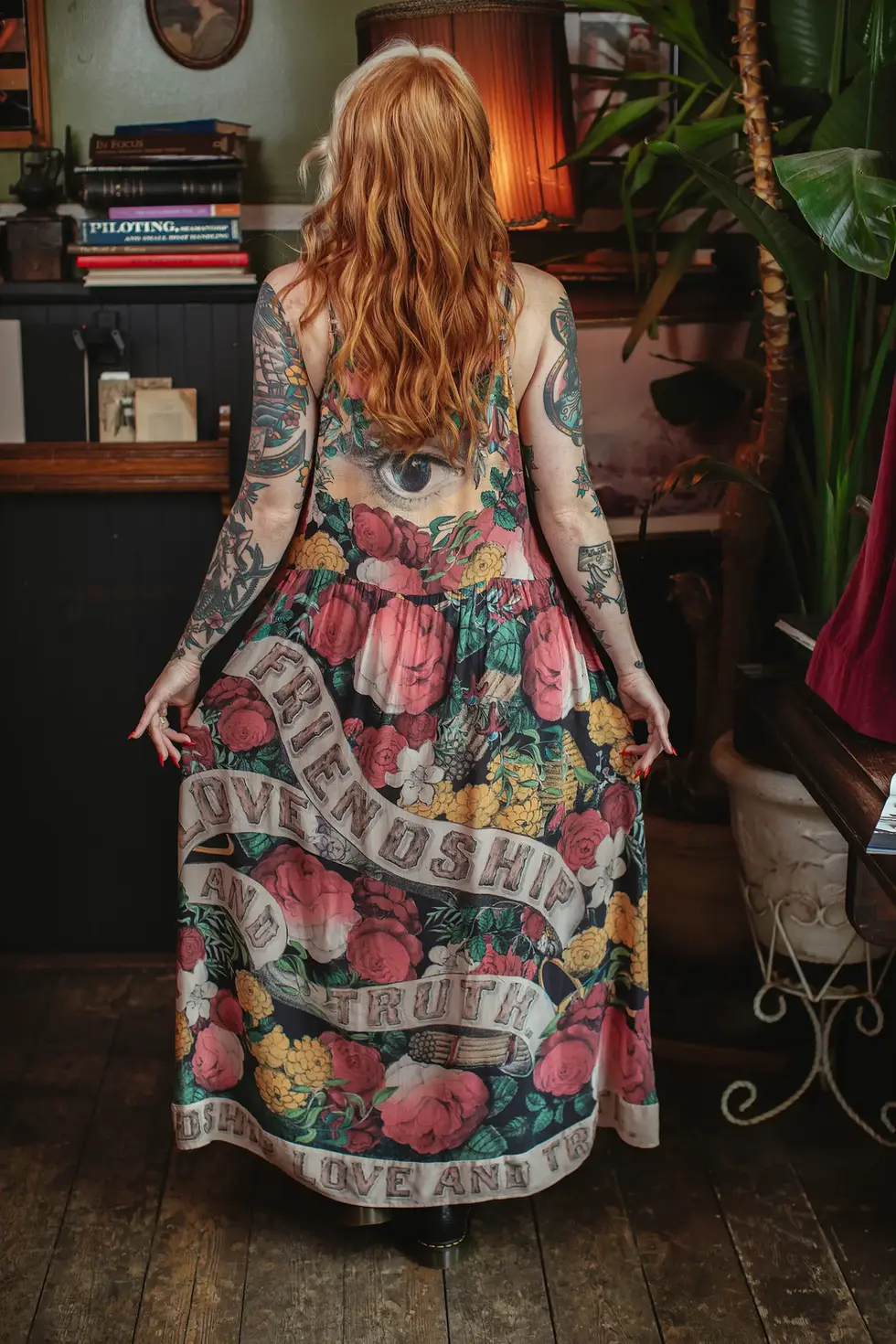 Market of Stars Friendship Love & Truth Bohéme Bamboo Slip Dress FLT Dress