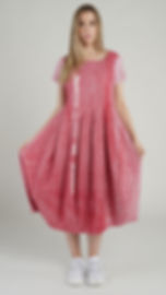Rundholz Rosetta Grid Dress - Chili 3440909