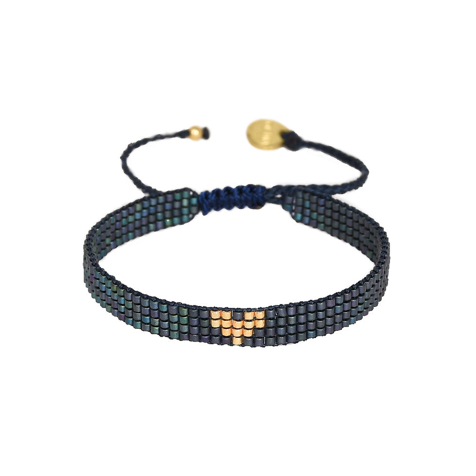 Mishky Bracelet Golden Heartsy Black 11213102311510