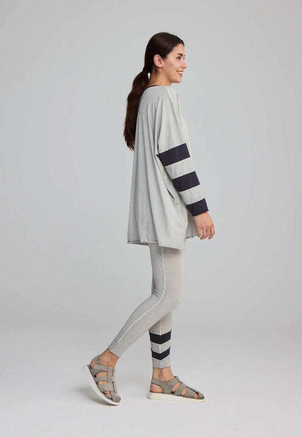 Luukaa Nova Duna Baseball Tunic - Greige 25Y1137