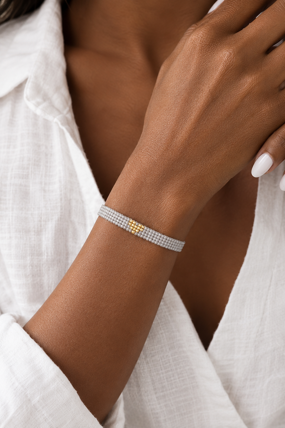 Mishky Bracelet Golden Heartsy Silver 11213102311506