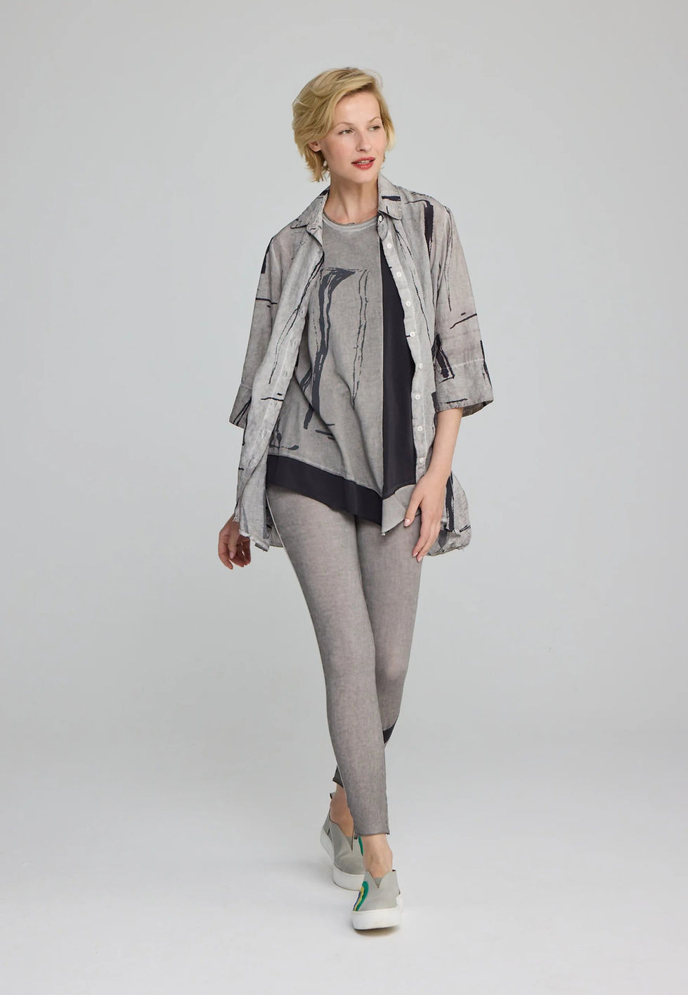 Luukaa Nova Over Top Shirt - Greige 25Y142