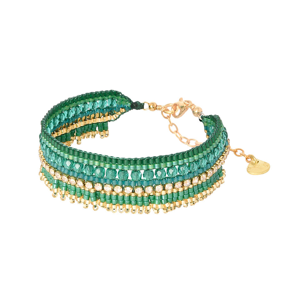 Mishky Bracelet Flecos Emerald 11232502213210