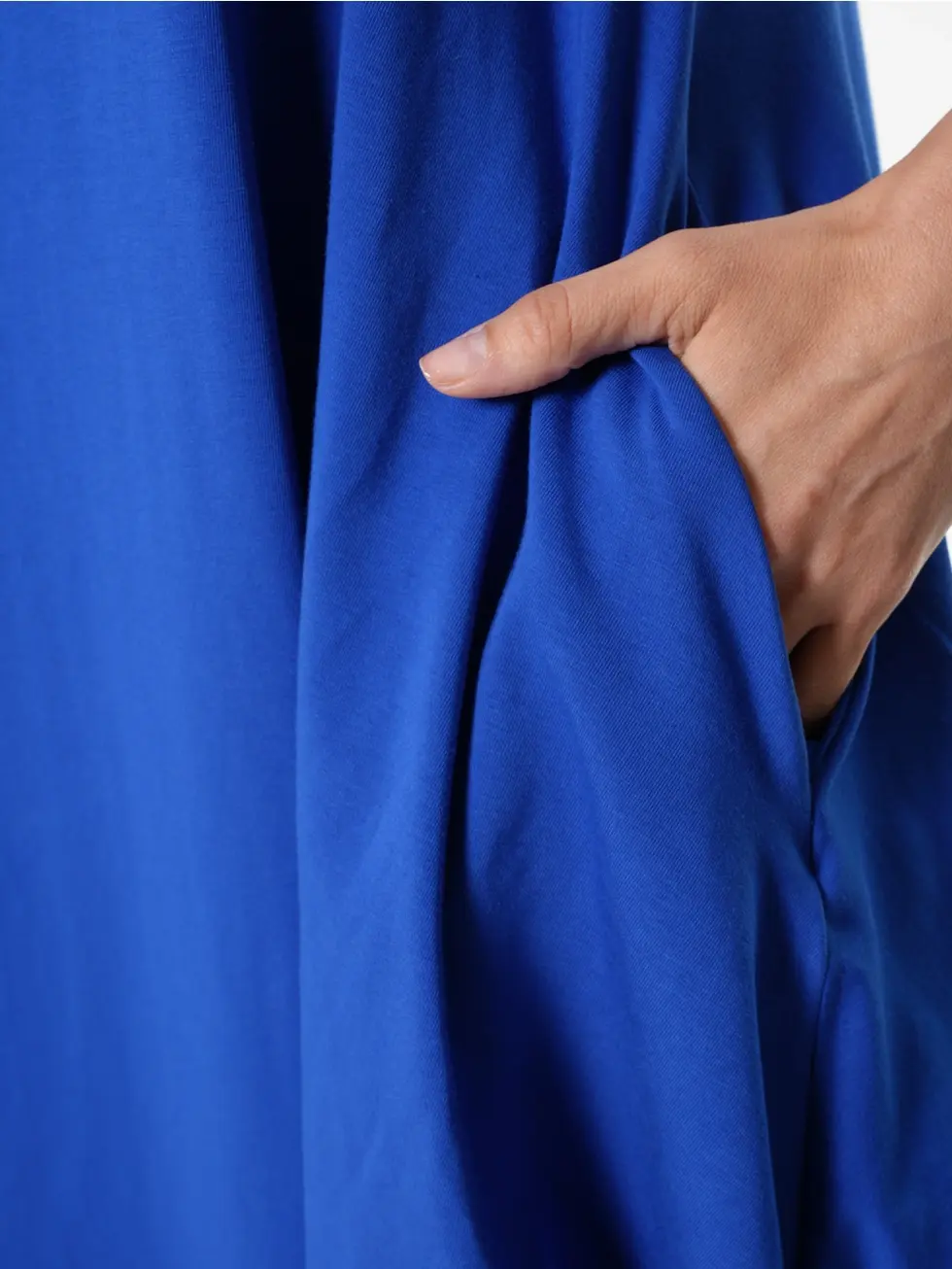 Metamorphoza Sleeveless Cotton Dress - Royal Blue