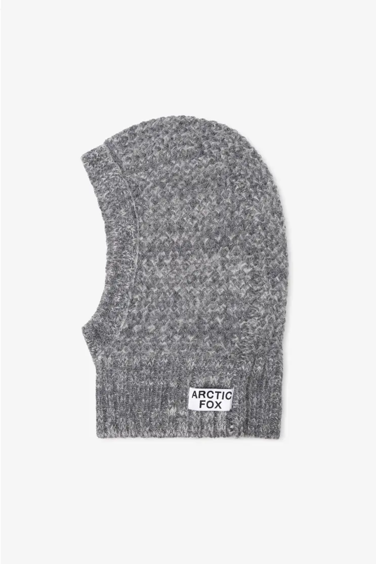 Arctic Fox & Co. Alpaca Balaclava Fitted Hood - Alpine Cloud Grey OTHBALGRY005