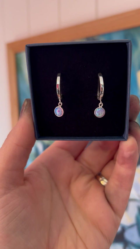 Thumbnail: My Muse drop huggie hoops