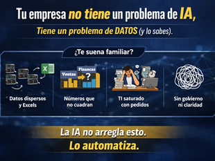 Tu empresa no tiene un problema de IA. Tiene un problema de datos (y lo sabes)