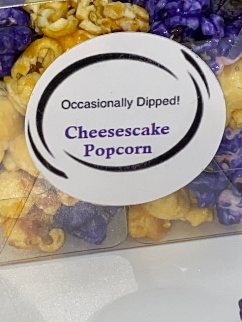 More cheesecake flavored popcorn