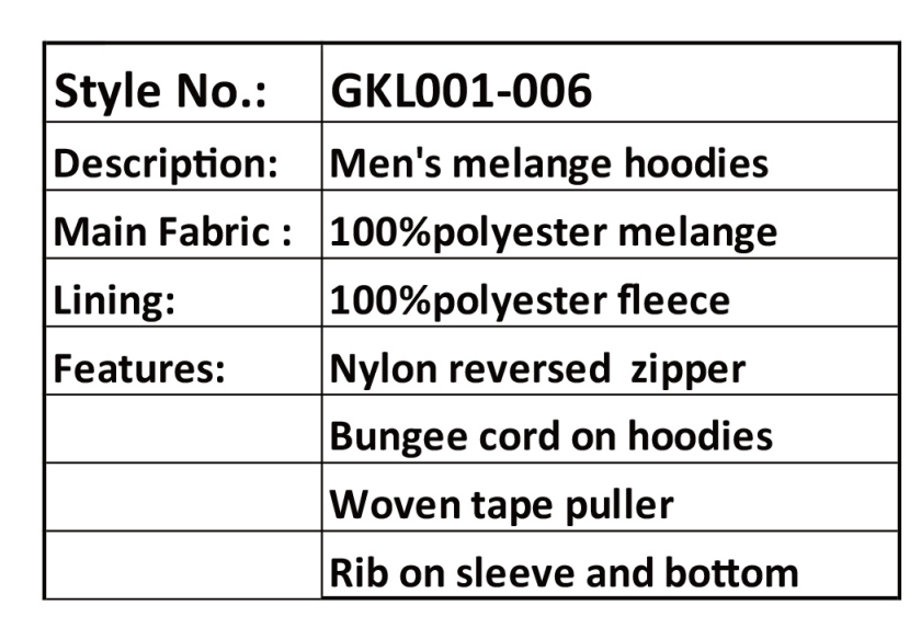 Thumbnail: MENS MELANGE HOODIE