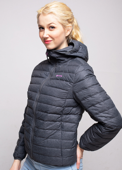 Thumbnail: WOMENS DOWN JACKET WITH HOOD