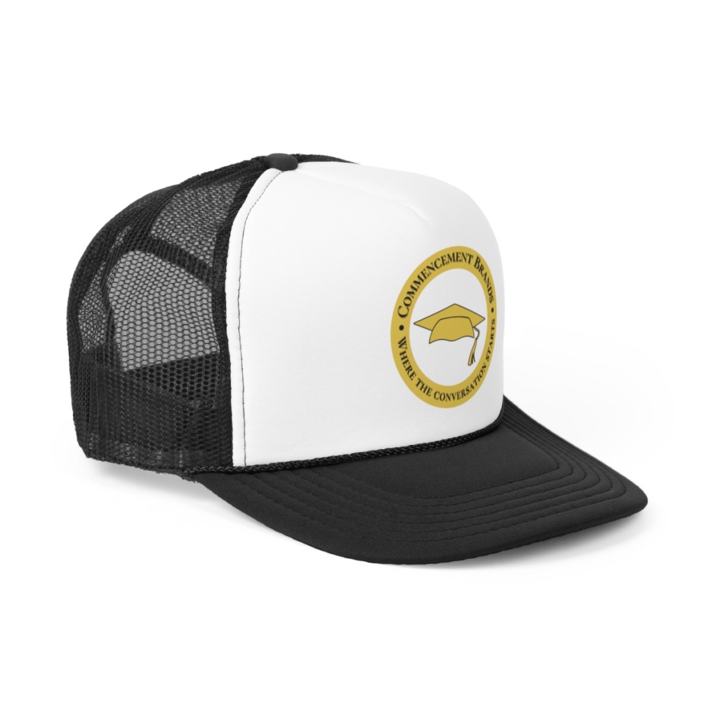 Commencement Brands is where the conversation starts. This mesh cap features the proud black and gold flair.