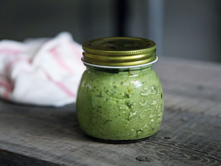 Clean Crunchy Garlicky PESTO - for Pesto lovers like myself