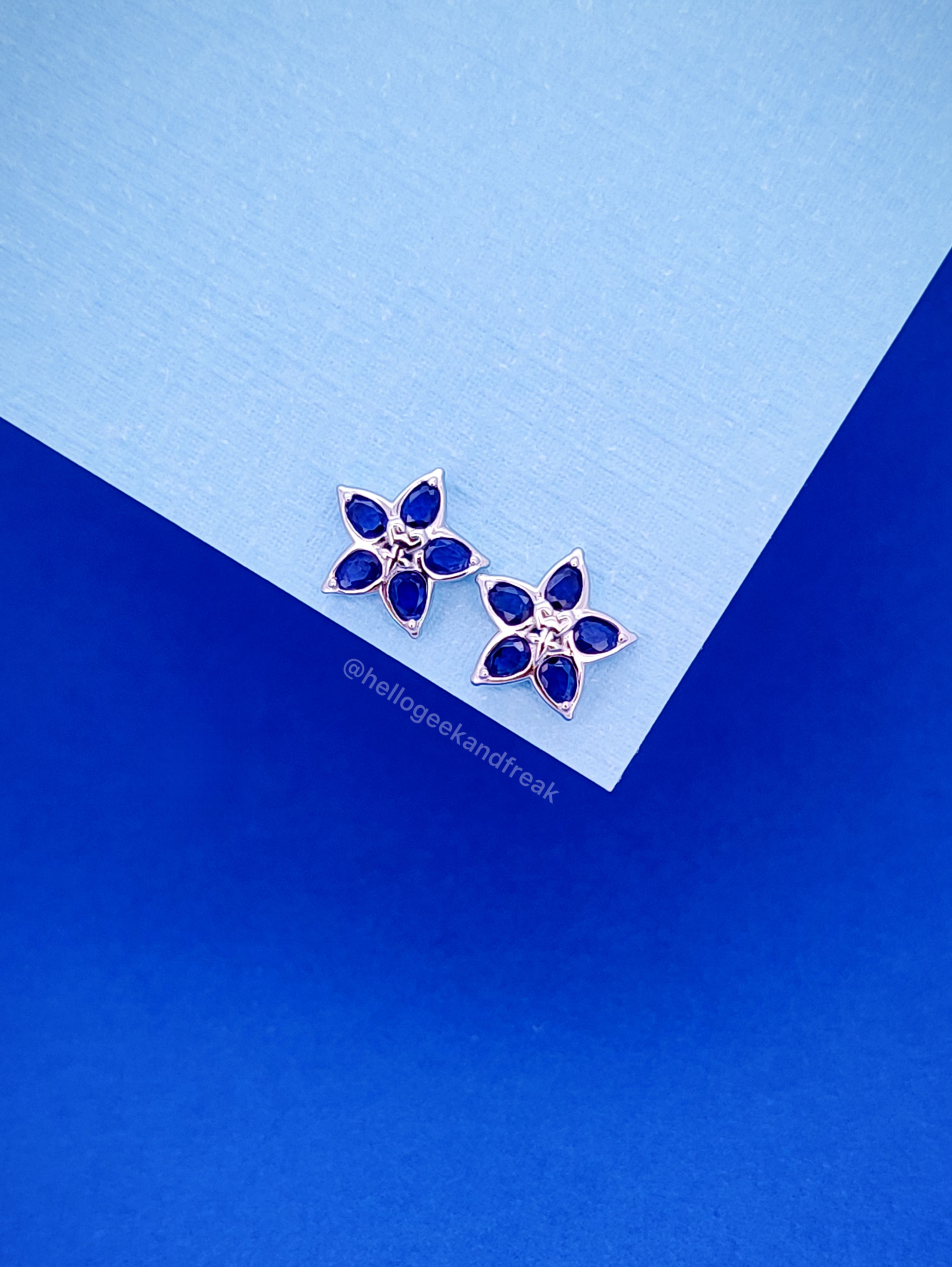 Pendientes Wayfinder Azul Oscuro