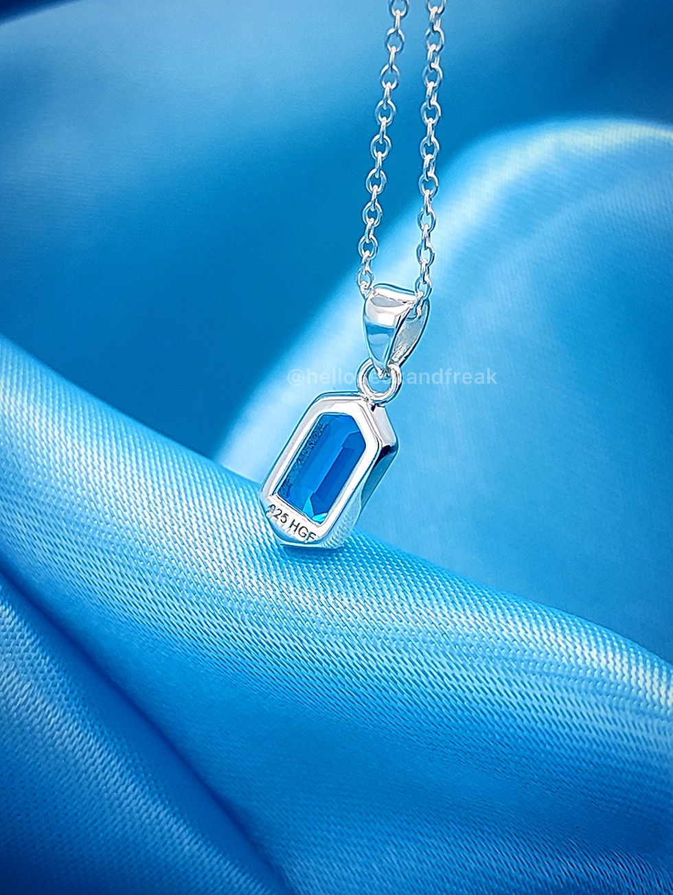 Miniatura: Colgante Rupee Azul