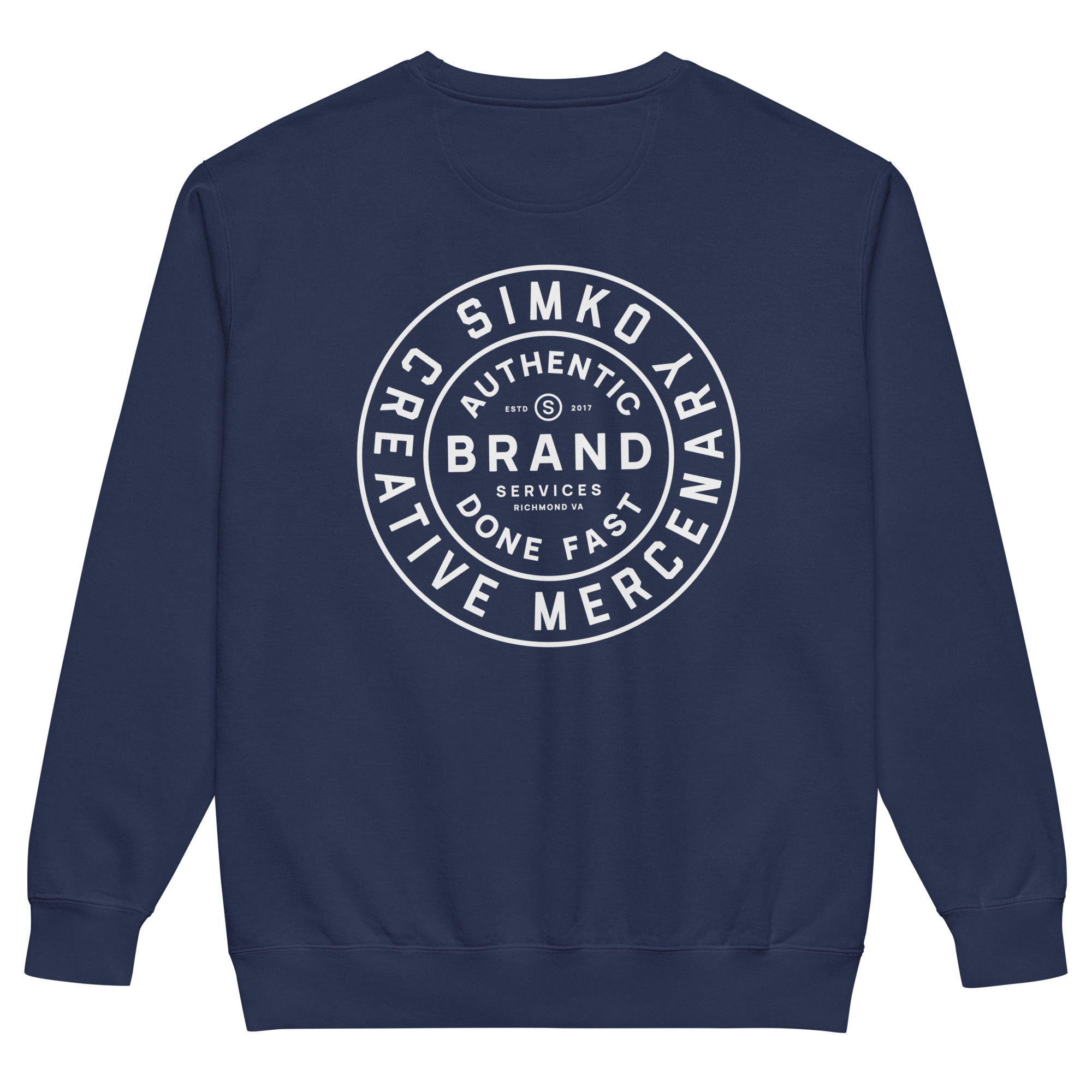 Workman Crewneck Sweatshirt // Navy