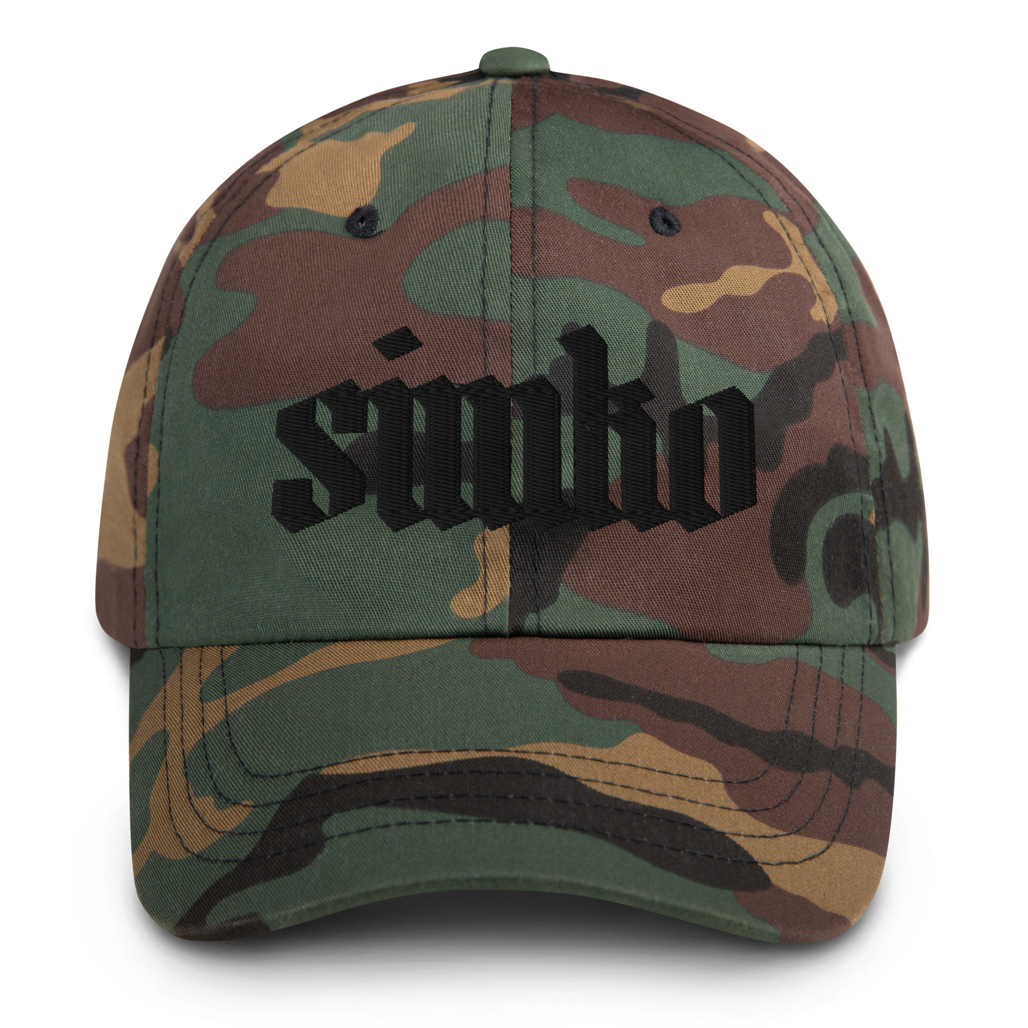 Simko Logo Puff Embroidery Hat // Camo