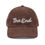 Thumbnail: Vintage Corduroy Cap - The End Embroidered Hat, Hipster Style