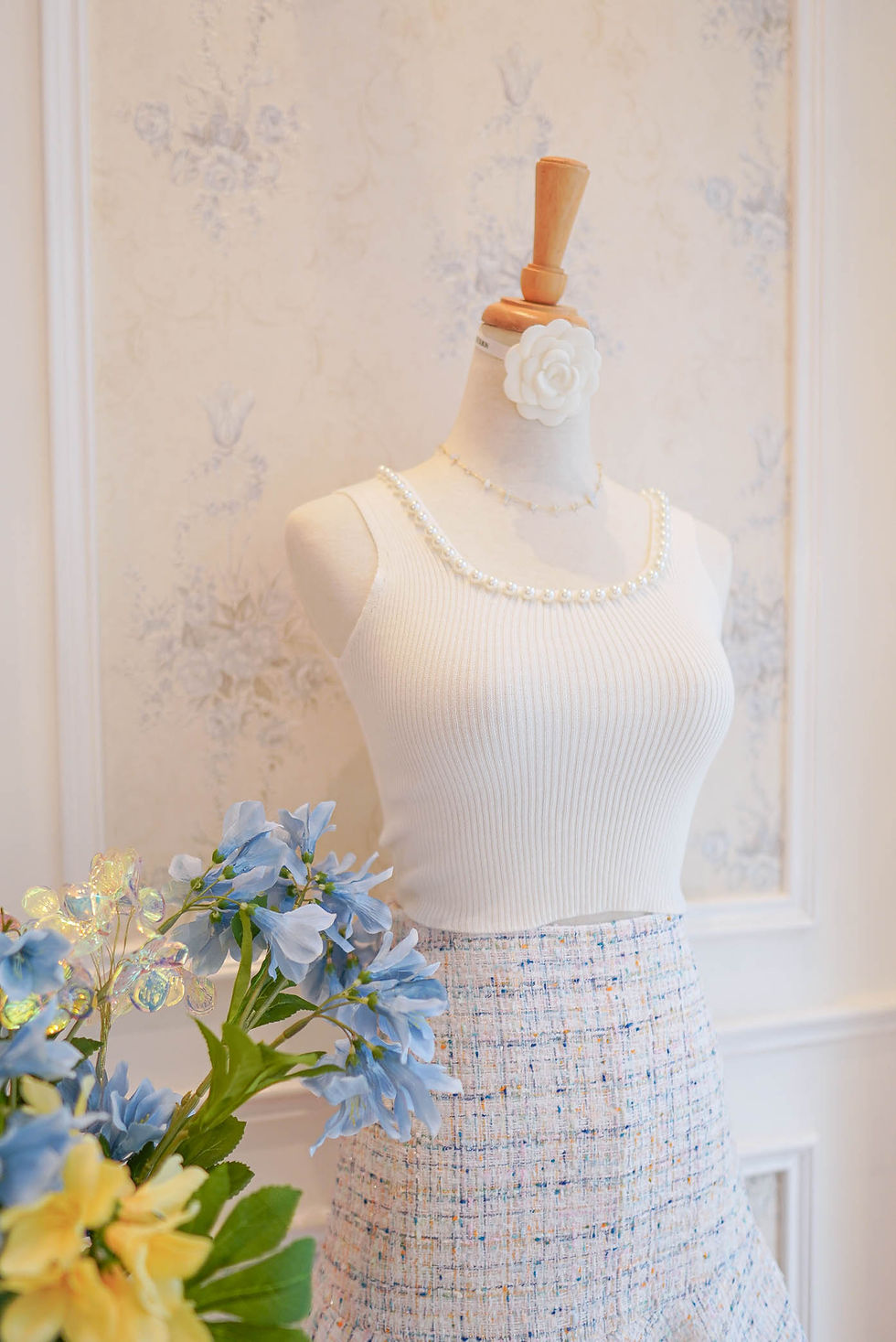 Thumbnail: The Little Pearl Knitted Vest