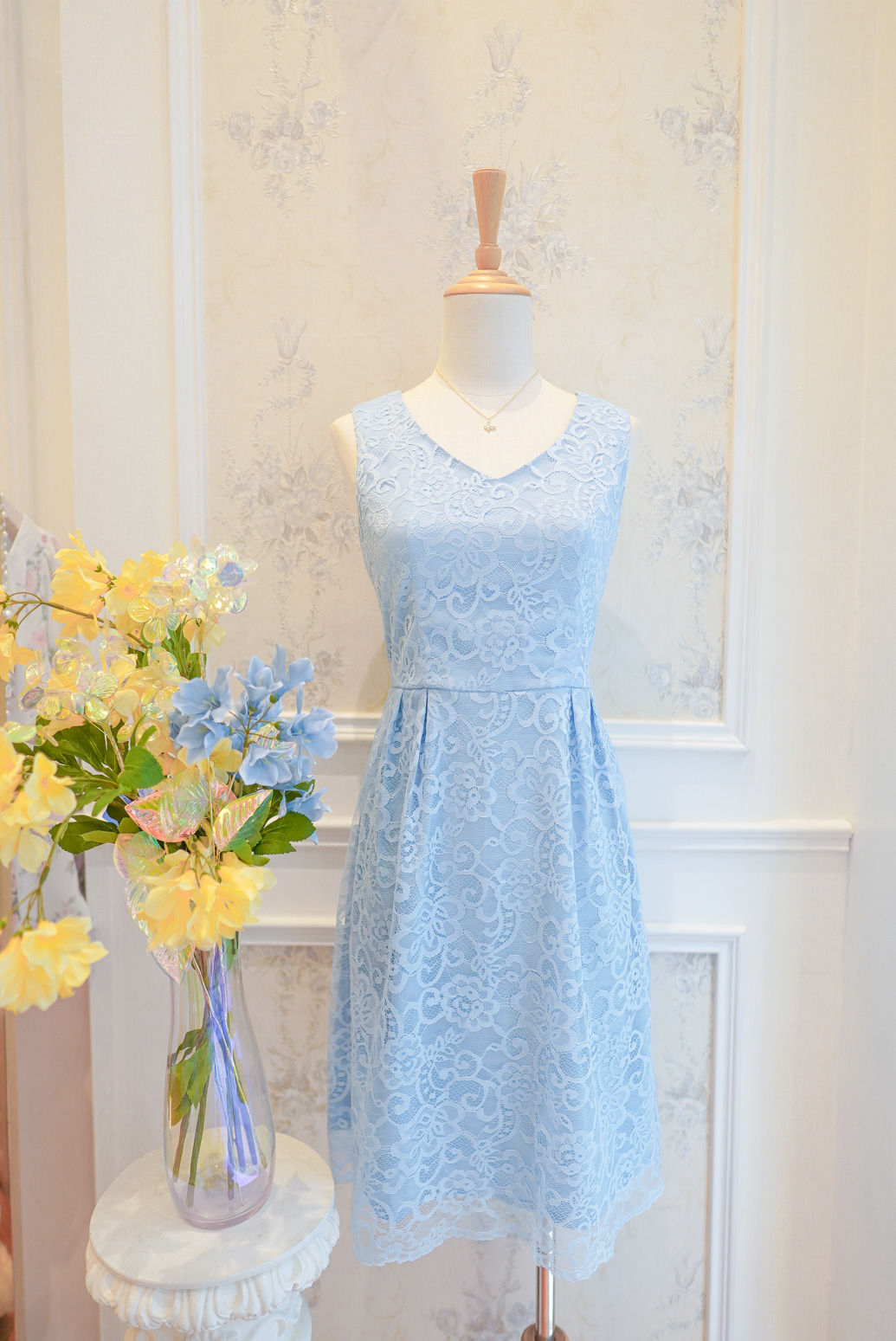 The Light Blue Lace Dress