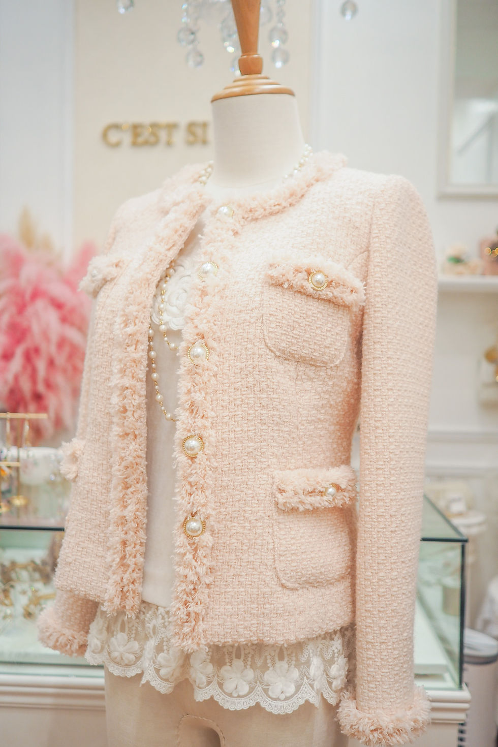 Thumbnail: Pinky Tweed Jacket