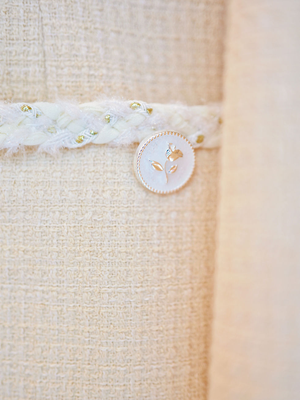 Thumbnail: The Soft Pastel Yellow Tweed Jacket