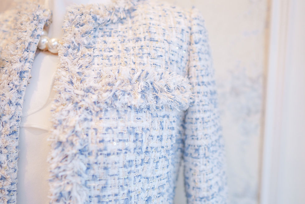 Thumbnail: The Ballad Blue Tweed Jacket