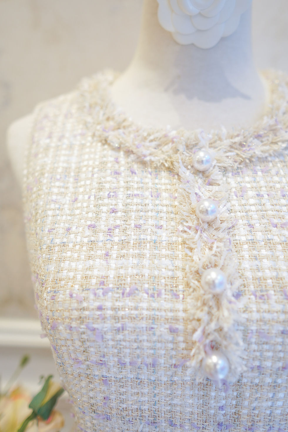Thumbnail: The Soft Pastel Tweed Dress
