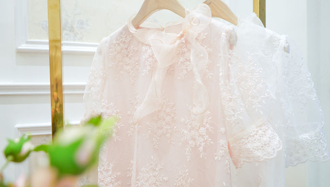 The Embroidery Ribbon Blouse(Pink)