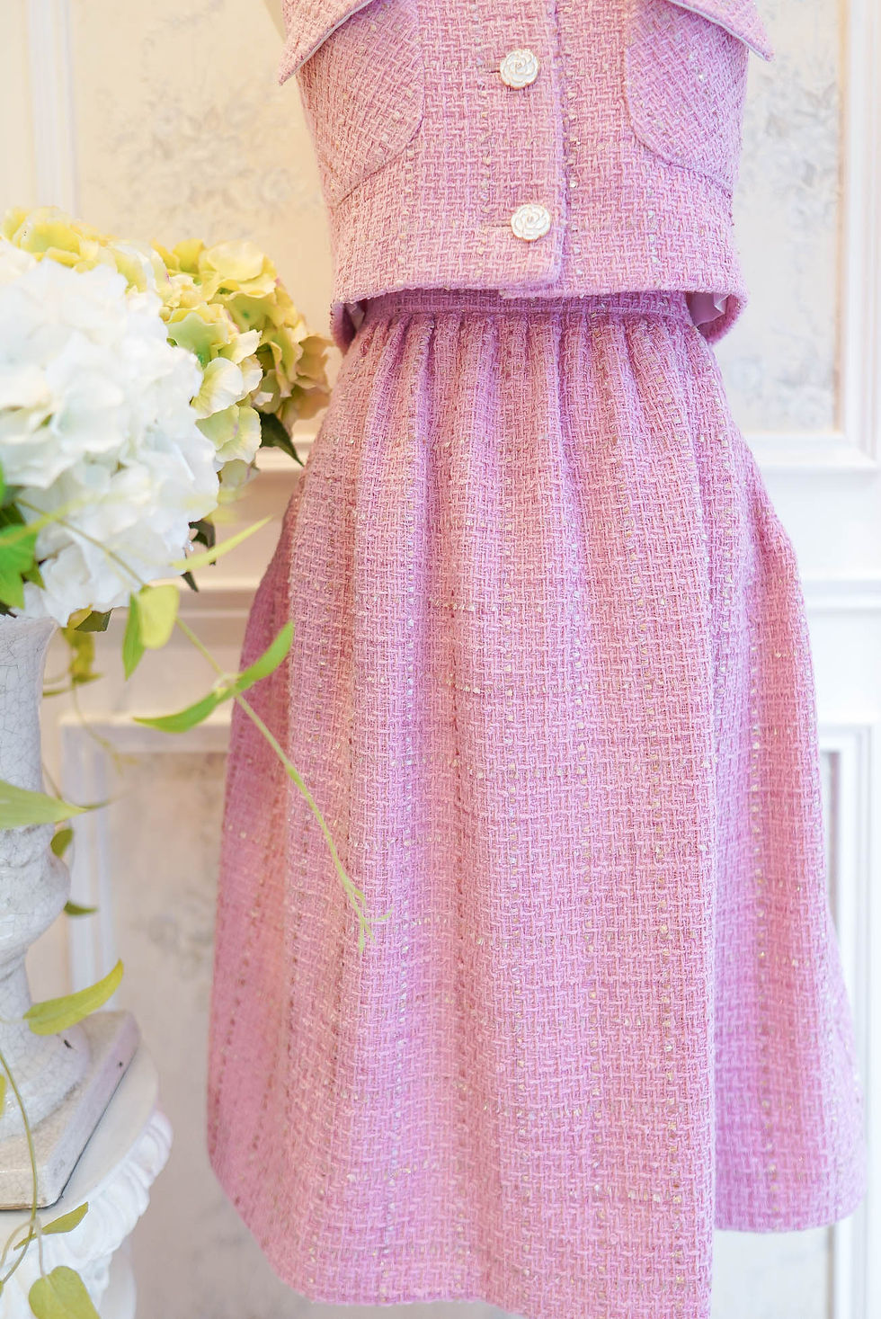 Thumbnail: The Cherry Tweed Full Skirt