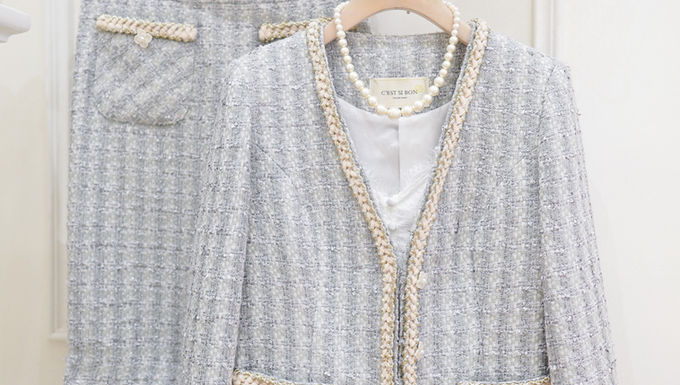 The Misty Gray Tweed Jacket