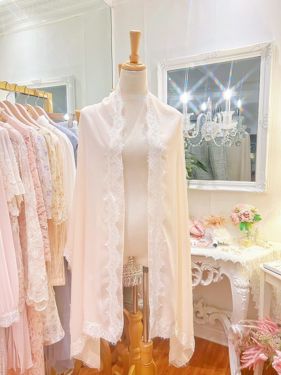 Thumbnail: The Lace Chiffon Scarf