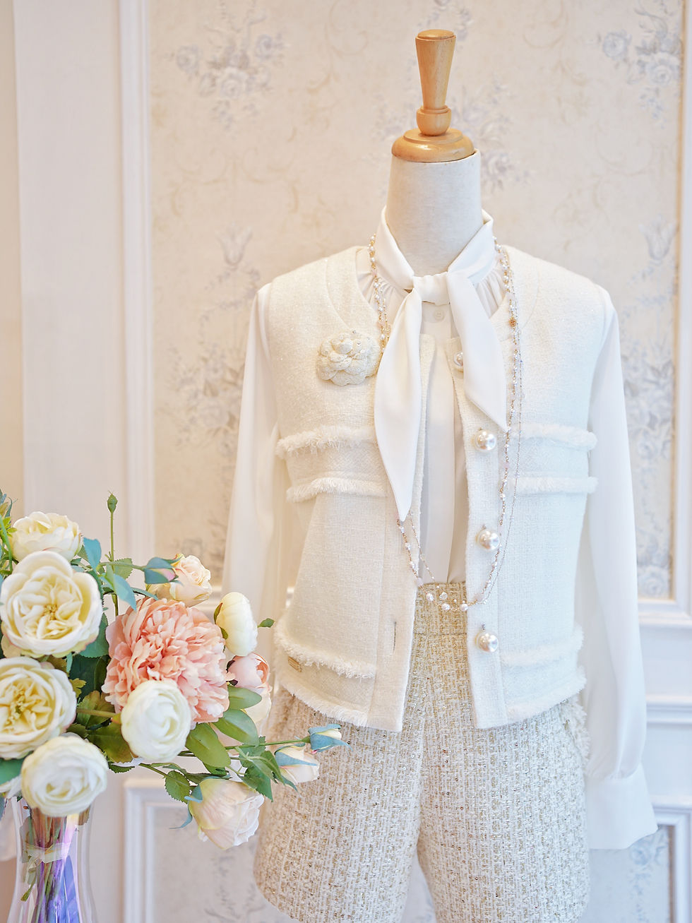 Thumbnail: The Golden Tweed Shorts